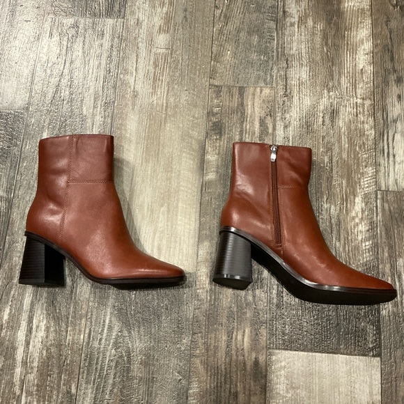 Marc Fiaher DAIREY Elegant Brown Ankle Boots Size 8.5 - Picture 13 of 16